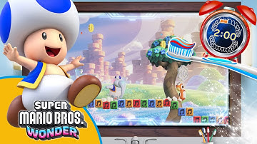 Super Mario Wonder Toad 2 Minute Toothbrush timer with Music
