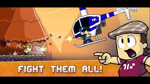 DAN THE MAN: action platformer (GAMEPLAY)[ANDROID & IOS]
