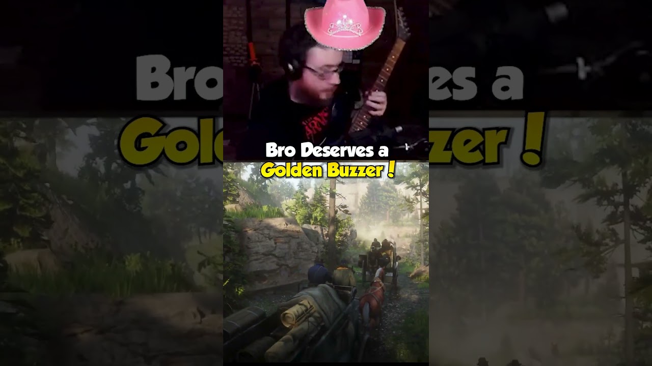 Tried to Play Guitar During Cinematic… Chat Was NOT Impressed 😂 (RDR2)