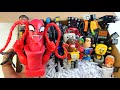 Box full of 5 skibidi toiletcarnage toiletspeakerman camera man titan tv toys  satisfying asmr