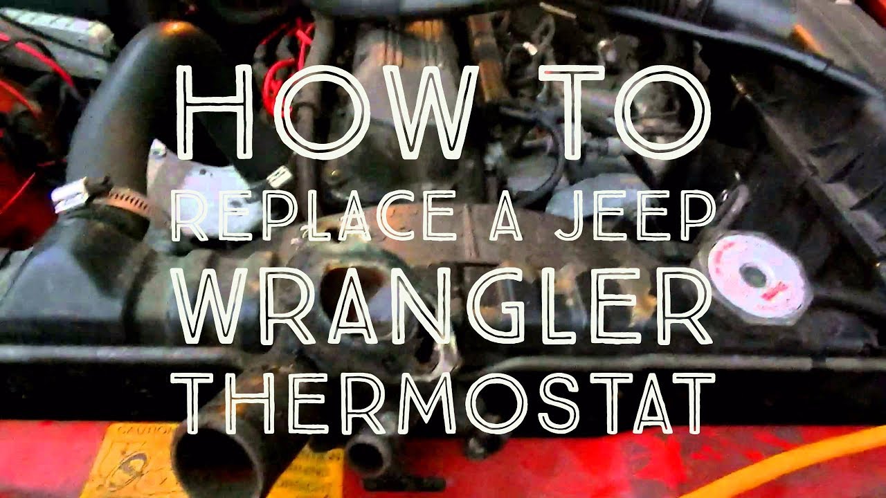 How to Replace a Jeep Wrangler Thermostat - YouTube