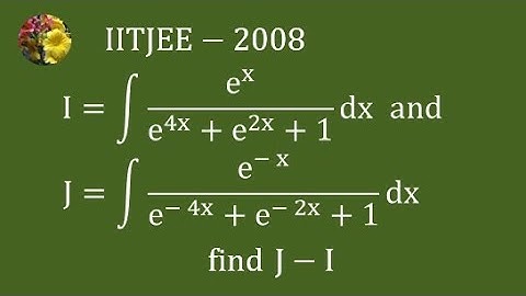 Indefinite Integrals (IITJEE-2008-67)