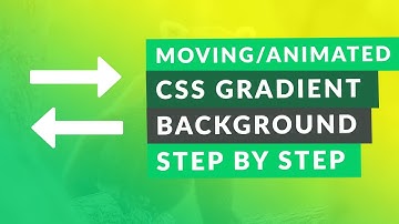 How to Create a Moving/Animated CSS Linear Gradient Background (Multiple colors)