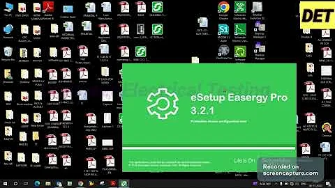 Programming & Setting of Schneider P3U30/20/10 Relay by Easergy Pro Software #easergy #schneider