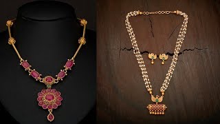 Simple Gold Jewellery Set Designs 2019 