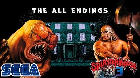 SplatterHouse 3 - All 5 endings (Sega Mega Drive/Genesis)