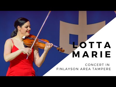 Violinist Lotta Marie L Concert At Finlayson Area