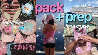 PACK + PREP W ME FOR A CRUISE🌞🌺: outfit prep, shopping hauls, etc;