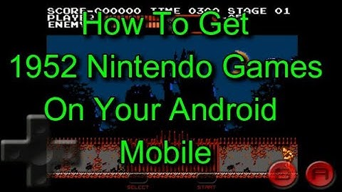 EVERY NES game on your android mobile