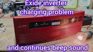 Exide inverter charging problem and continuous beat sound repairing