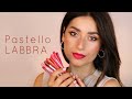 Pastello LABBRA 💋 swatch e applicazione di tutti i colori - Neve Cosmetics