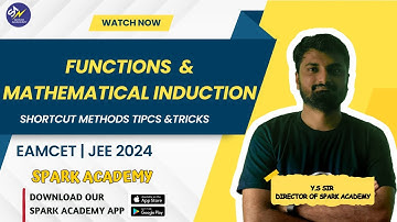 Functions & Mathematical Induction IPE Maths | EAMCET 2024  | JEE 2024  | IPE 2024