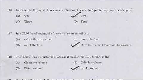 TRB Polytechnic Previous Year Question Answer for Mechanical - 2