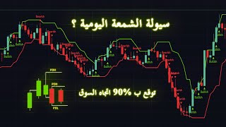 سيولة الشمعة اليومية | استراتيجية توقع إتجاه اليوم القادم بنسبة 90%