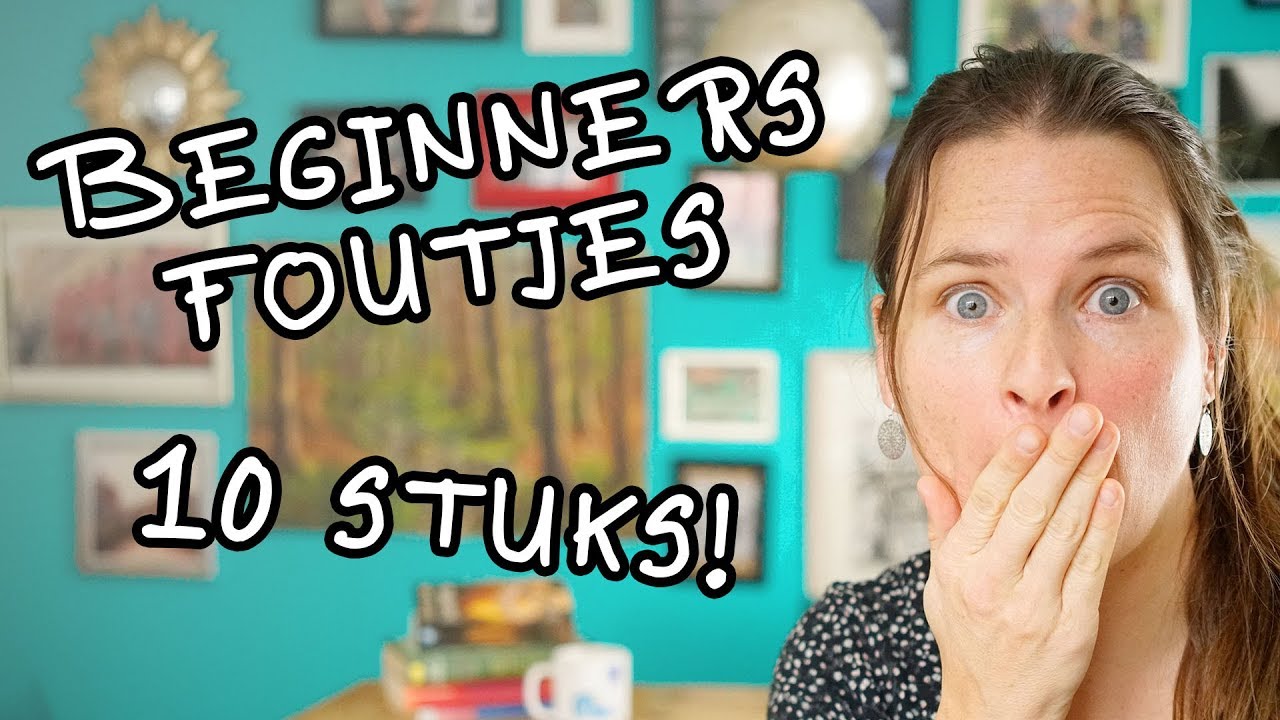 📚 10 beginnersfouten bij het schrijven van een boek | Fictie schrijven | Robin Rozendal