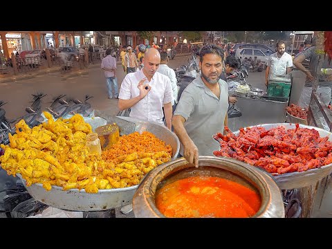 FOOD HEAVEN in INDIA! Indian street food in Jaipur, India | Best RAJASTHANI street food in India