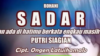 Putri Siagian||SADAR||Karaoke