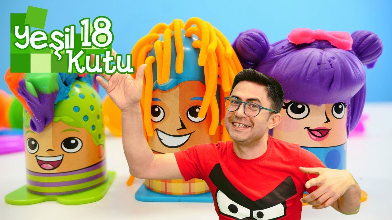 Play-doh Berber. Yeşil kutu 18. Nail Baba kuaför
