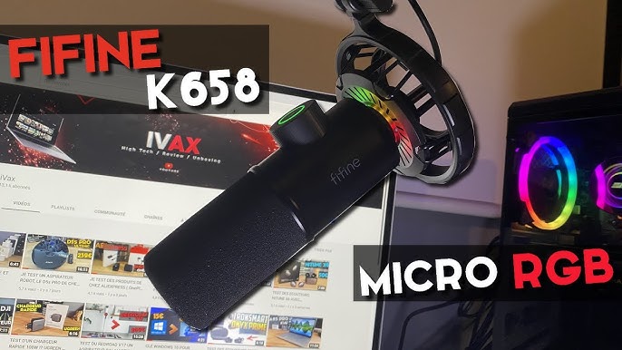 Unboxing du FIFINE K658: Le MEILLEUR microphone usb pour 100€ ? 