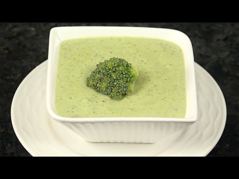 Creamy Broccoli Soup  (Cashew based soup)