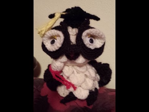Gufo laurea amigurumi - tutorial Uncinetto/crochet - YouTube