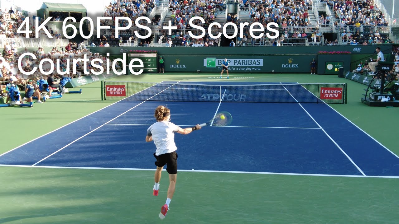 Bweh Power! Andrey Rublev vs Ugo Humbert - 2023 BNP Paribas Open - YouTube