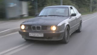 Как едет Bmw 540.Что показала на замерах Е34.