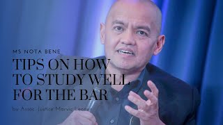BAR REVIEW: TIPS ON HOW TO STUDY WELL by Assoc. Justice M. Leonen | SAVE GAZA PLEASE Guide