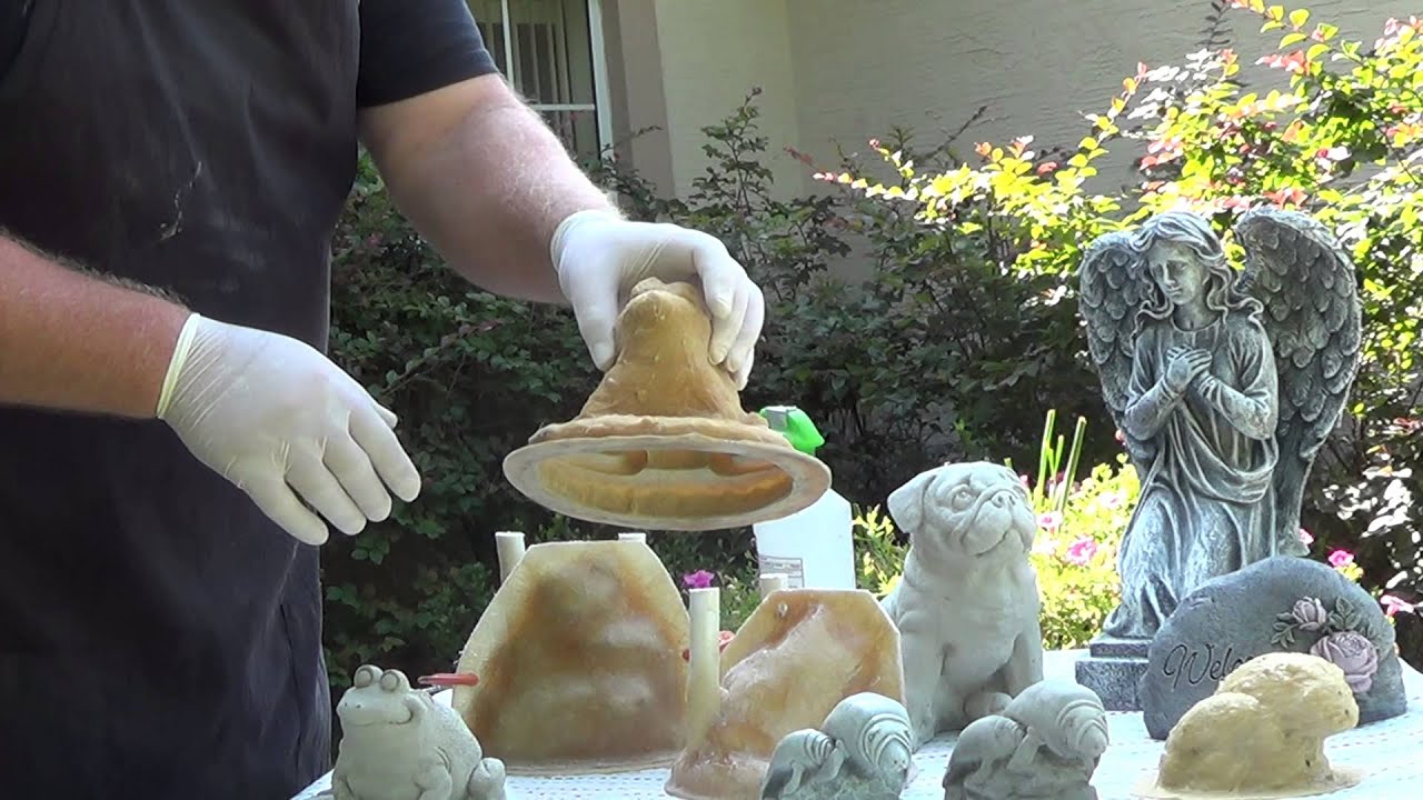 make concrete statues with latex rubber molds part 1 getting started