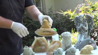 Make concrete statues with latex rubber molds. Part 1 Getting started