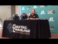 CCU football coach Joe Moglia discusses upcoming game at Monmouth