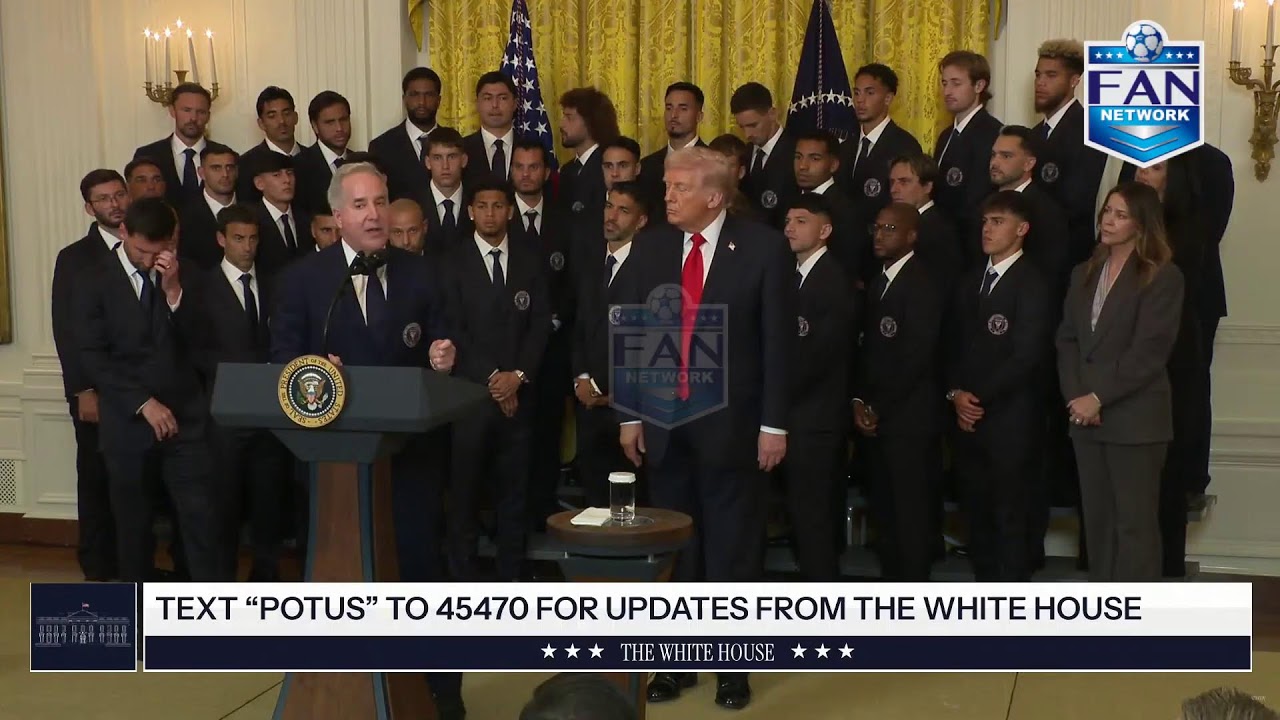 Messi & Inter Miami CF visitan a Donald Trump en la Casa Blanca