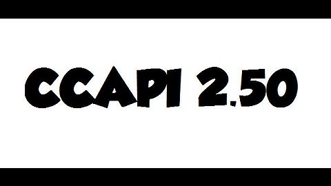 [TUTO]Faire fonctionner ancien Tool en CCAPI 2.5