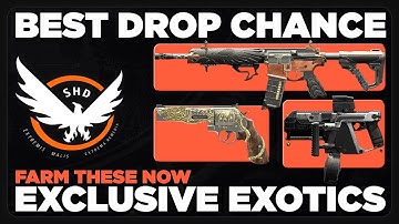 FARM THIS NOW ~ Exclusive Exotics *EASY FARM* | Tips & Tricks | The Division 2
