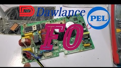 PEL& DAWLANCE  DC inverter  error code F0