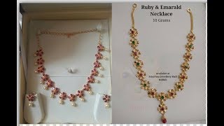 Episode 1002 Light Weight Pure Gold Short Necklace Designs 2019 By Dailyindian Fashion,Modern Country House Designs Ireland