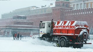 Машины закопаны в сугробы, метель засыпала дороги. Снежный апокалипсис в Москве