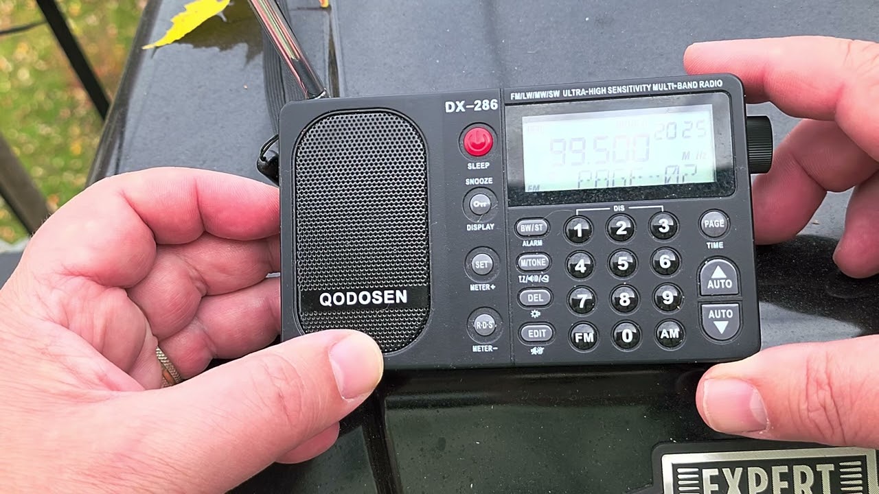 Qodosen DX-286 portable receiver is truly amazing on the FM