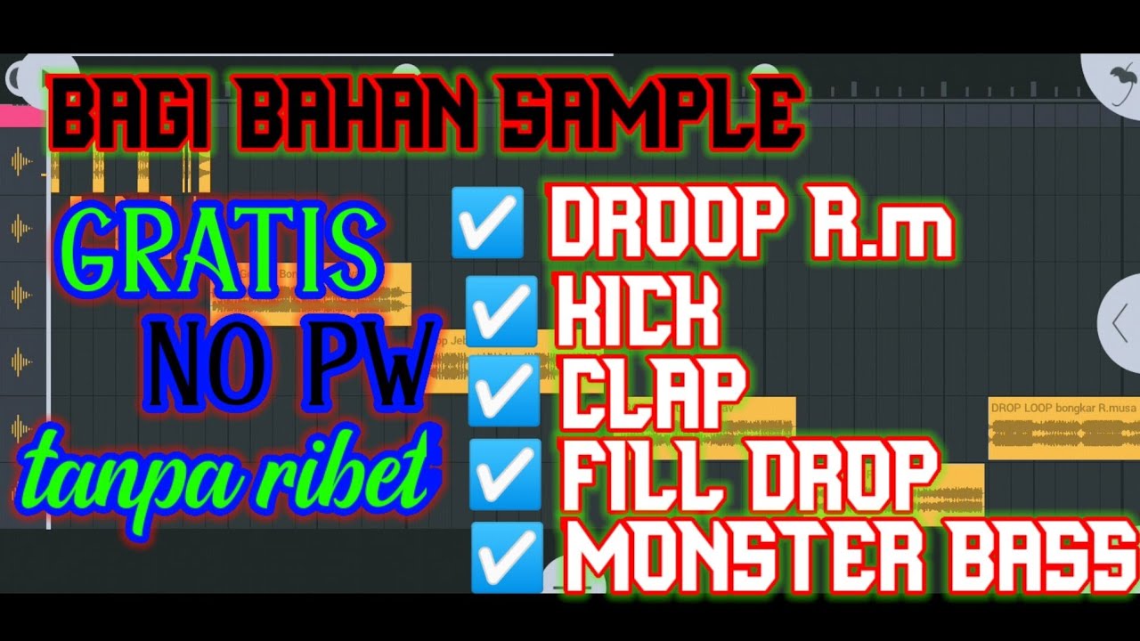 BAGI BAGI BAHAN SAMPLE DROP GRATIS NO PW‼️
