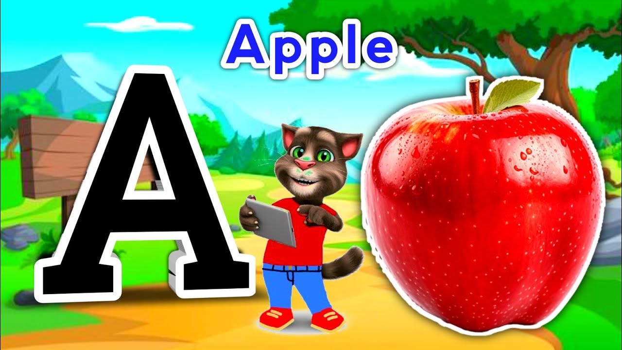 A for Apple, B for Ball, Cfor Cat | ABCD Rhymes | Phonics song | Nursery Rhymes #abc #kids 