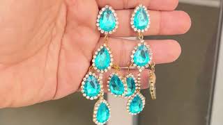 DIY Drop Rhinestone Earrings ✨ | Easy Step-by-Step Tutorial