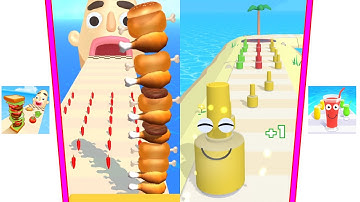 💖🧡 Sandwich Runner Vs Juice Run New Max Level Gameplay Walkthrough 4K Nr 19