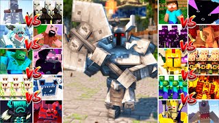 FERROUS WROUGHTNAUT vs ALL MINECRAFT BOOSES and VANILA MOBS ARMY TURNOMENT | Minecraft Mob Battle