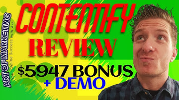 Contentify Review ✅Demo✅$5947 Bonus✅ Contentify Review ✅✅✅