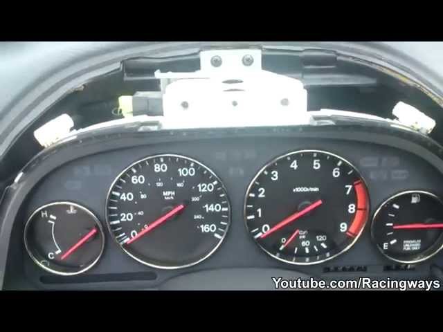 How to Remove Instrument Gauge Cluster - 300ZX - YouTube