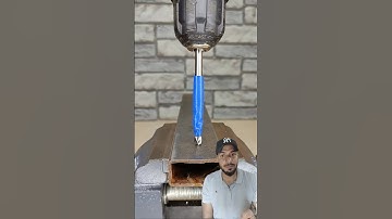 How to make drilling any metal much easier #shorts #diy