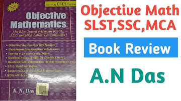 Objective Math|Book Review|A.N Das|SLST,SSC