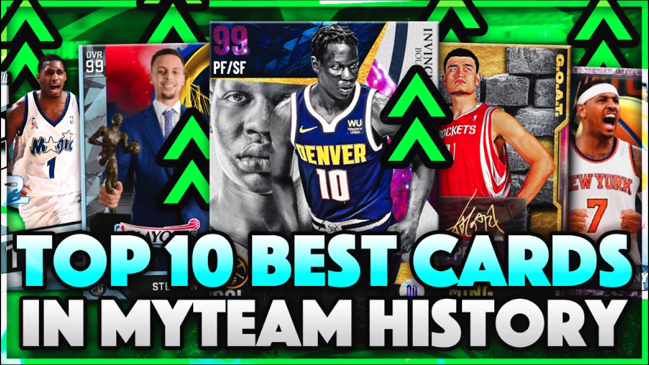 TOP 10 BEST PLAYERS IN MyTEAM HISTORY!! (NBA 2K13 NBA 2K21 MyTEAM