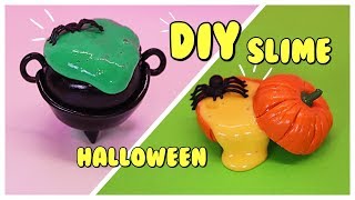 DIY MINIATURA SLIME HALLOWEEN -  Decoração para o Halloween ABÓBORA , DIY miniature Liquid