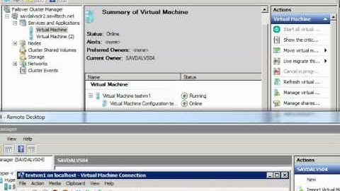 LiveMigration in Hyper-V 2008 R2 Part 4